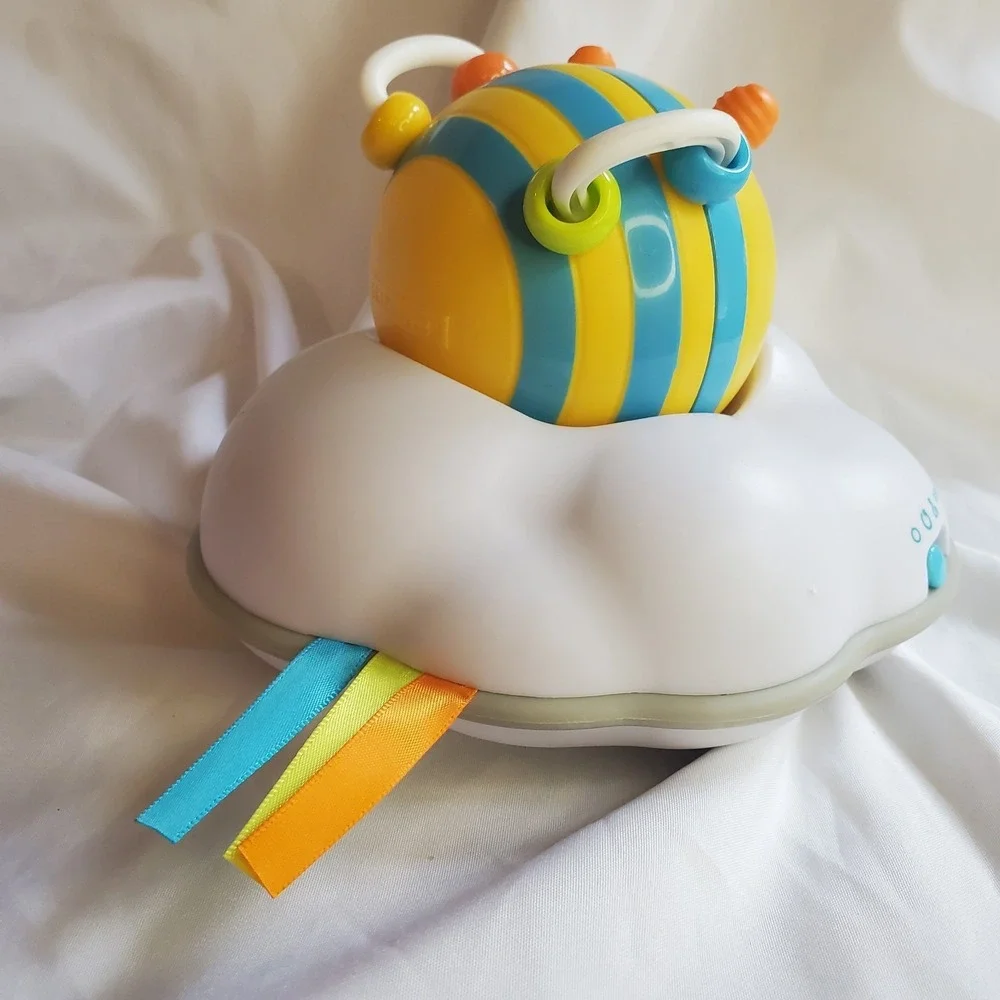 JUST BEE Skip Hop Explore Follow-me Bee 3-Stage Developmental Learning Crawl Toy